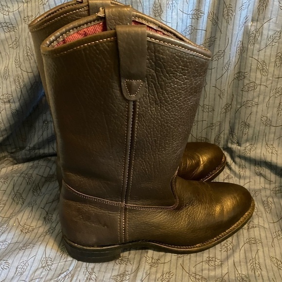 Cabelas mens leather waterproof goretex thinsulate lined Wellington pull on boot - Picture 5 of 10